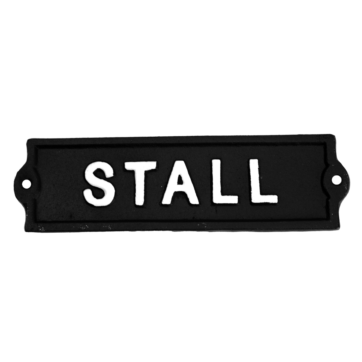 Skylt Stall