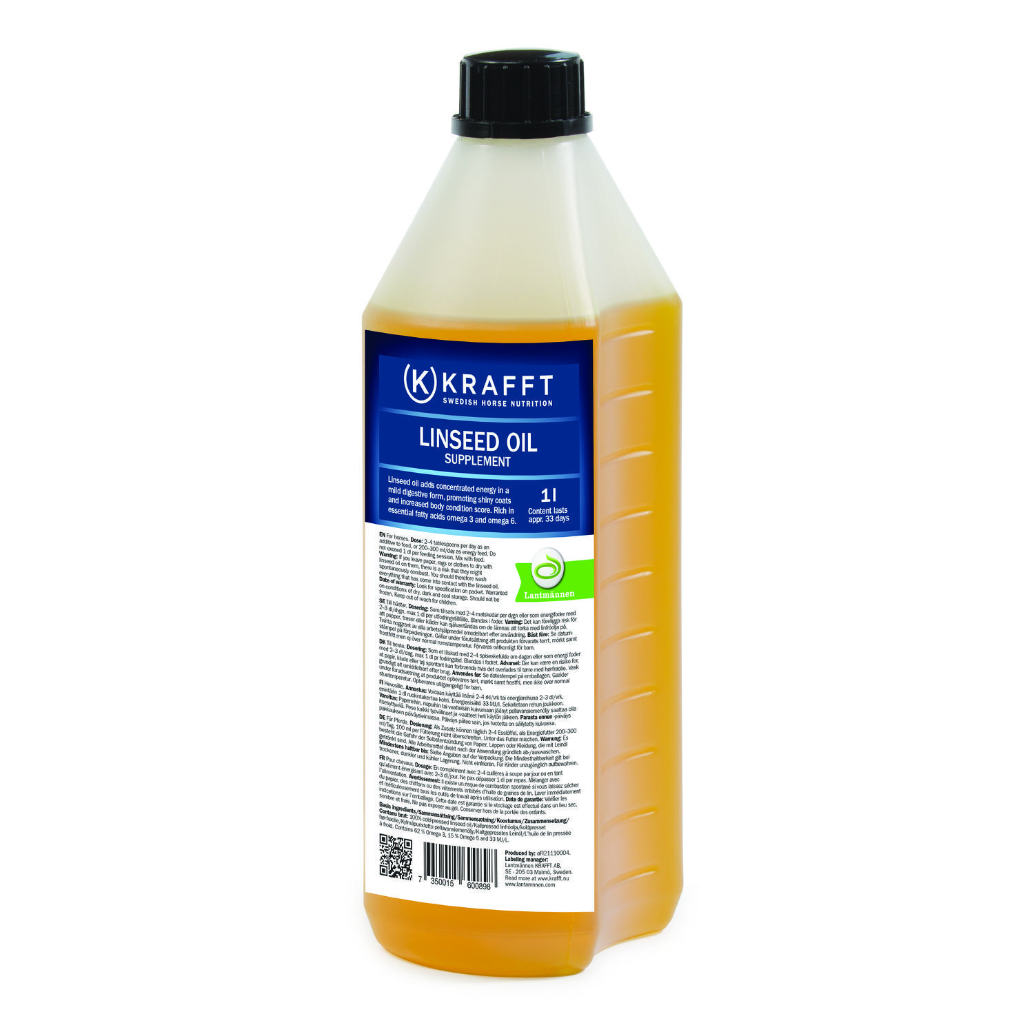 Krafft linseed oil 1 l