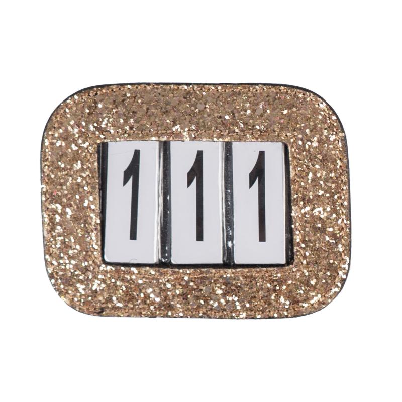 Nummerhållare Glitter