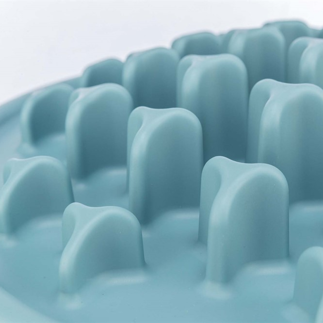 Slow Feed fodermatta 35 cm blå