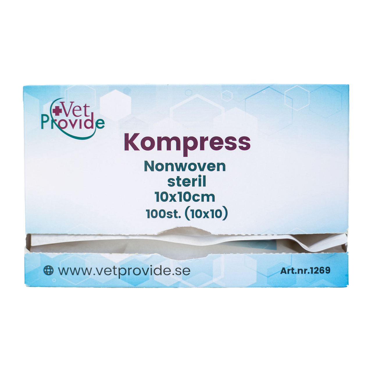 Kompress Nonwoven steril 100-pack 10x10 cm