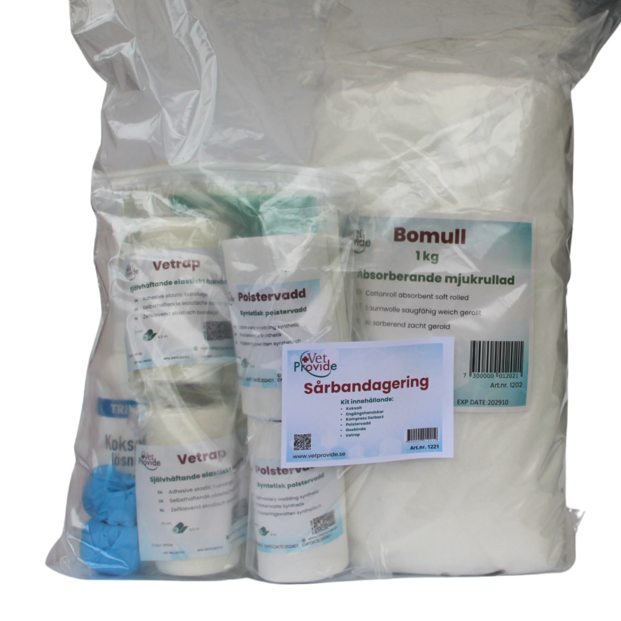 Sårbandagerings kit