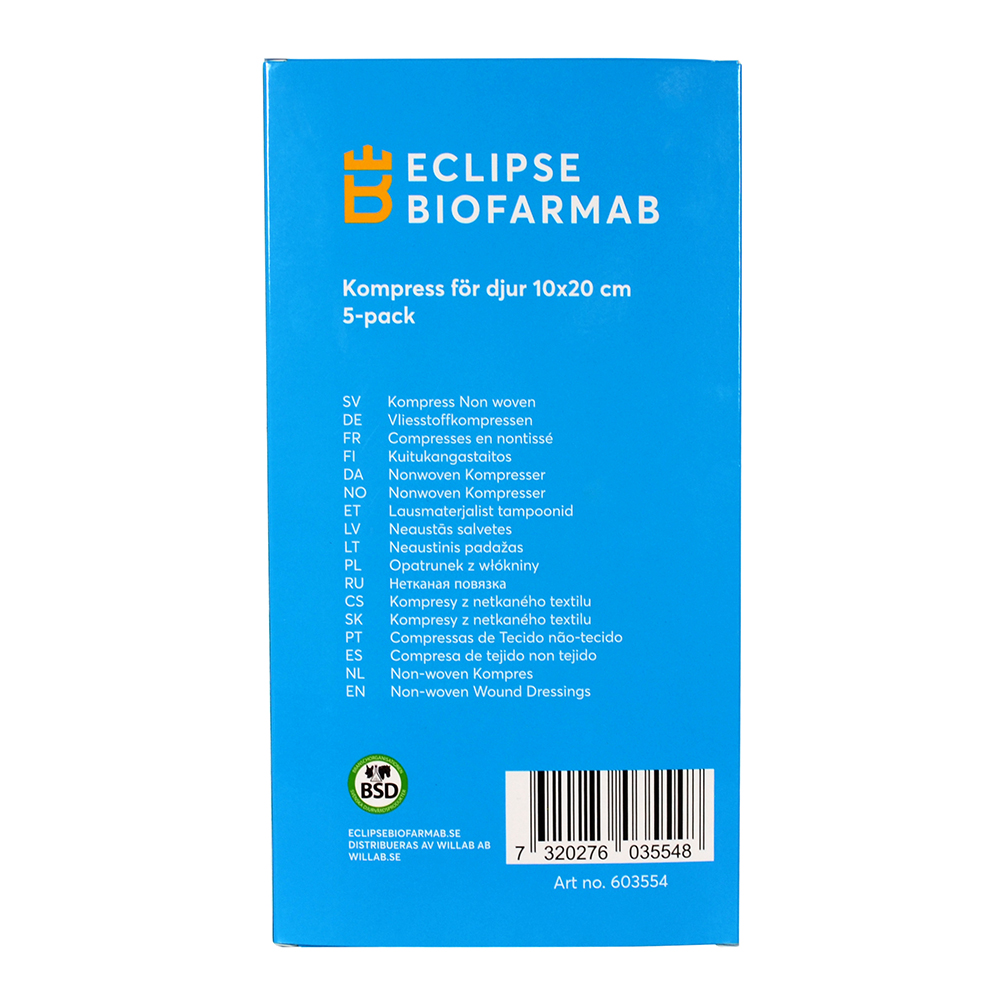 Kompress 10*20cm 5-pack