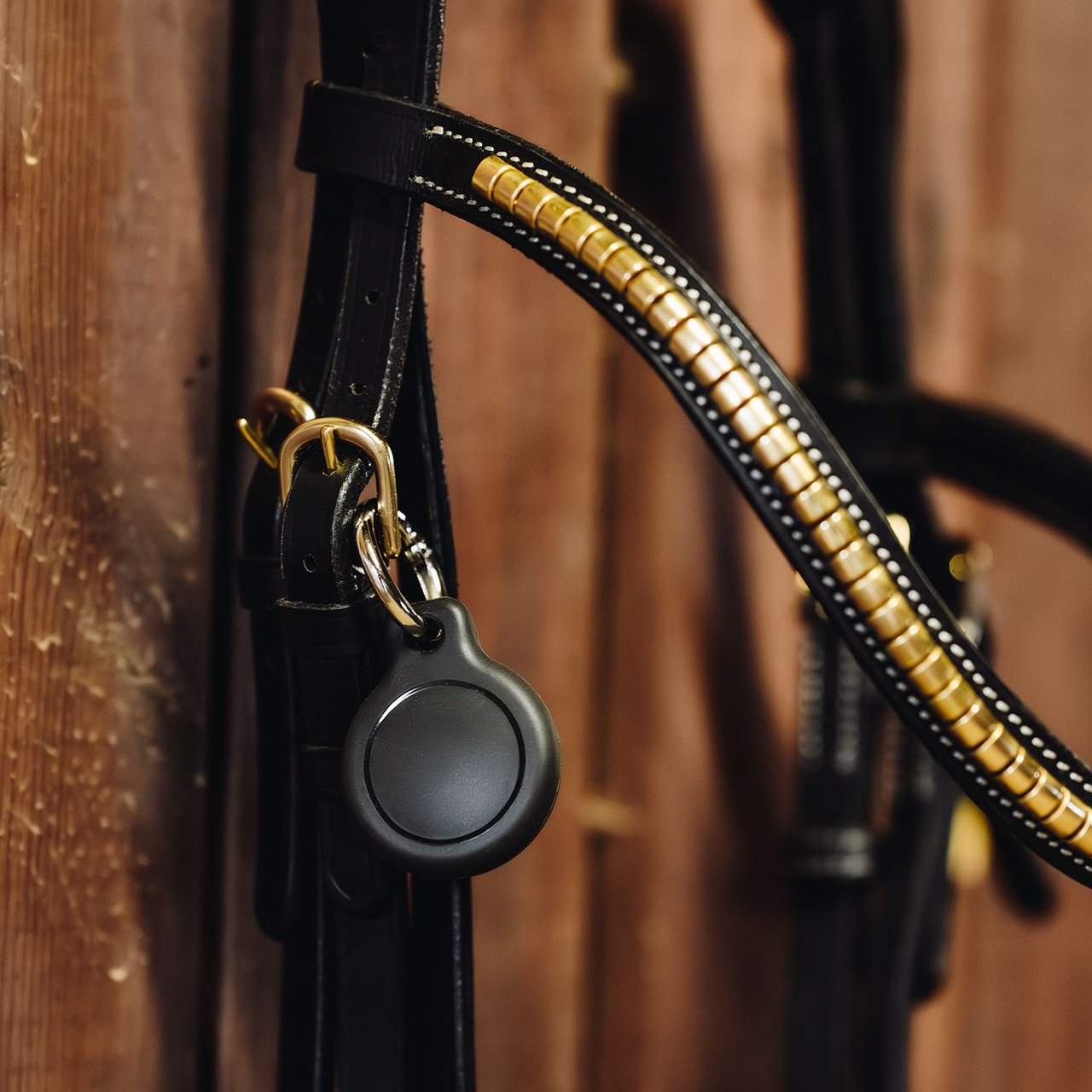 Airtag Nyckelring Svart