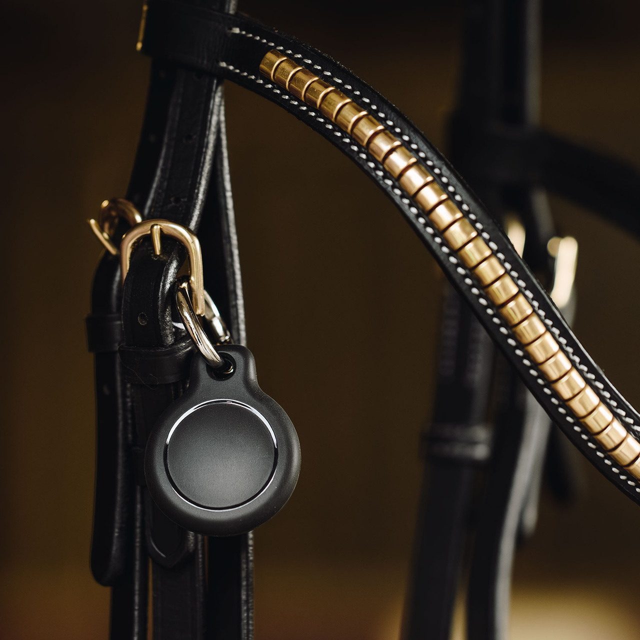 Airtag Nyckelring Svart