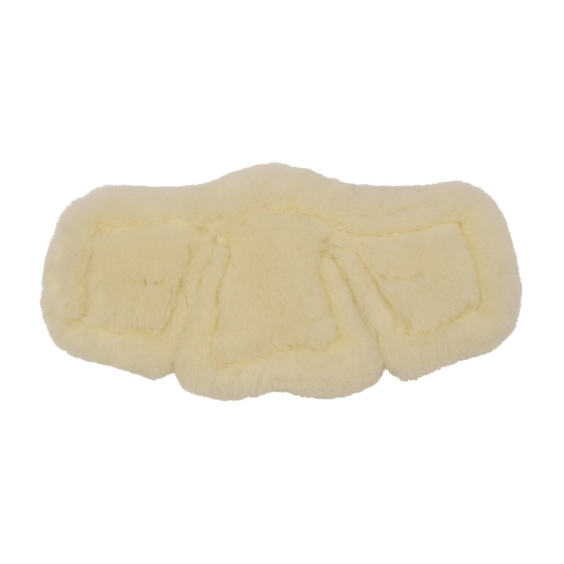 Lamskinnsfoder till gjord Equi-Soft Vit