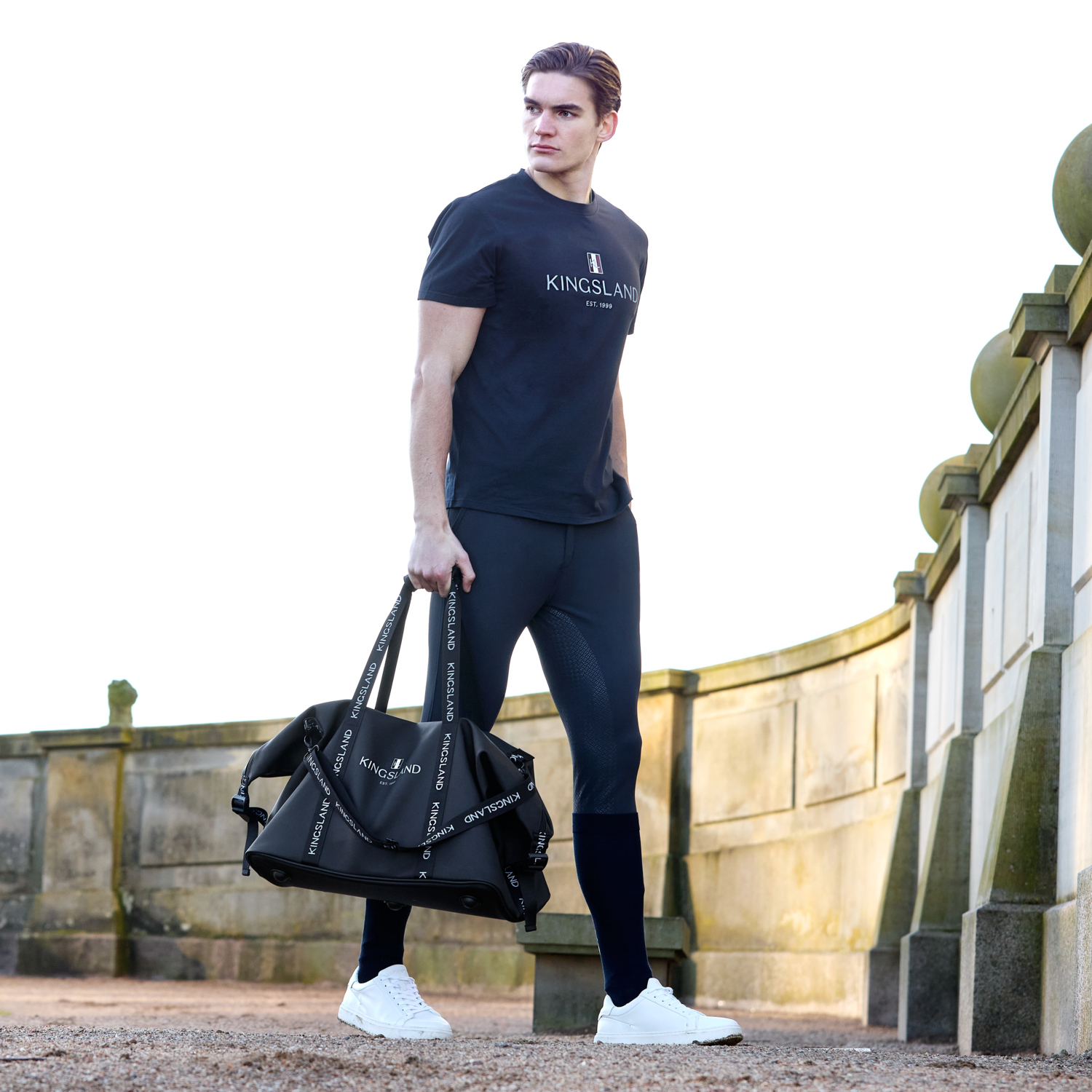 Weekend bag S Classic Kingsland Svart