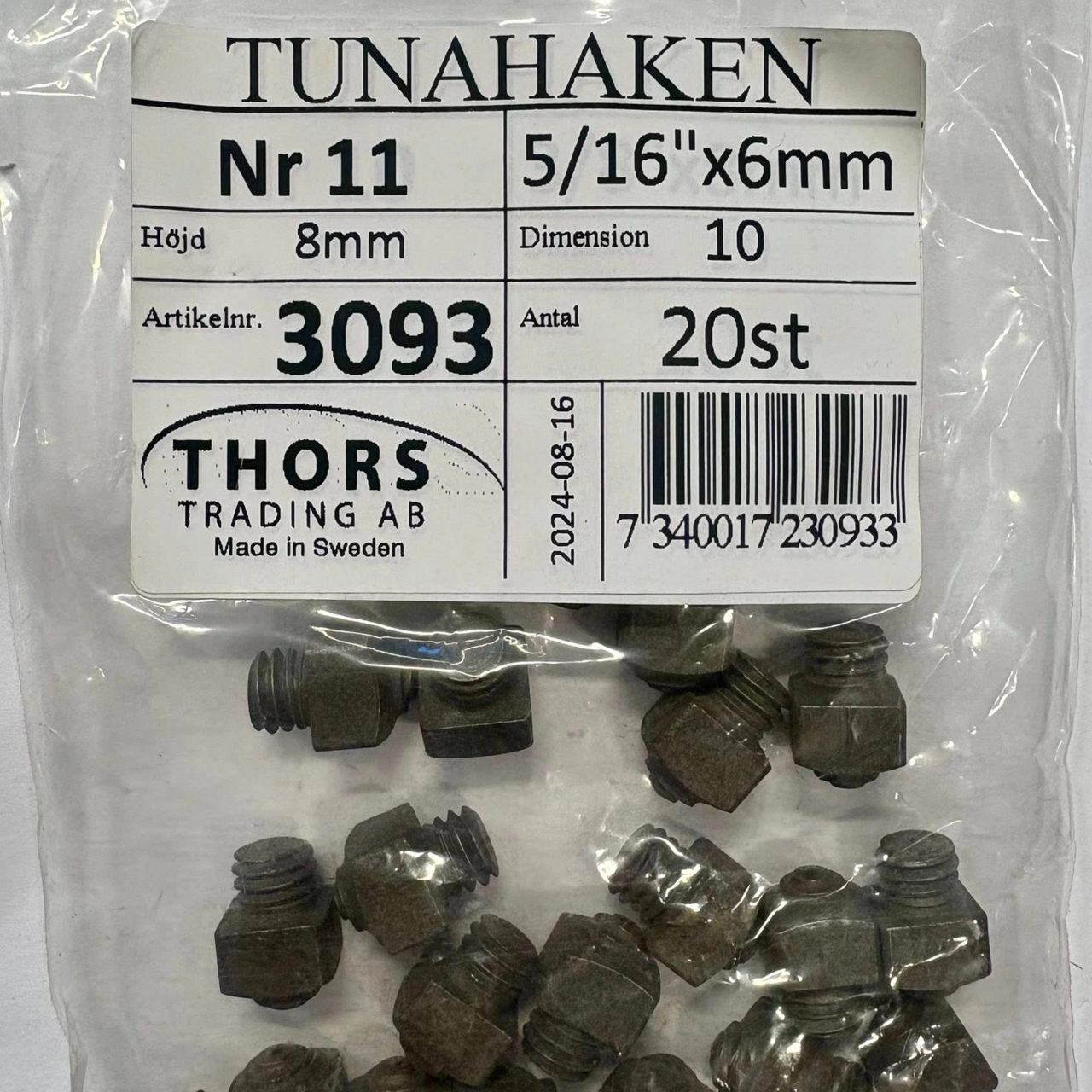 Isbrodd nr. 11 20-pack