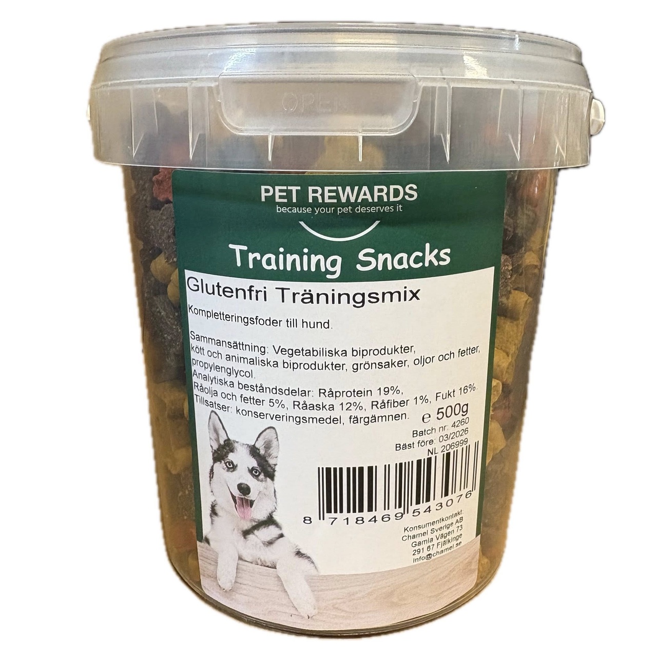 Glutenfri träningsmix