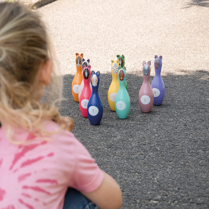 Bowlingkäglor Hästar