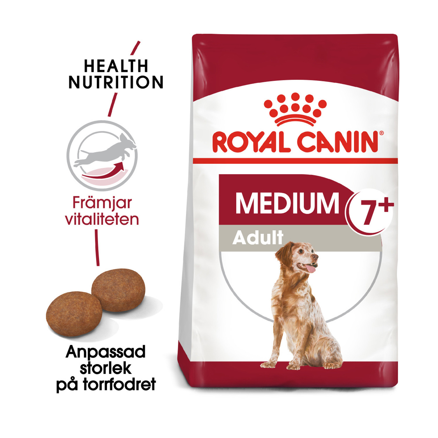 Medium adult 7+ royal canin 4 kg