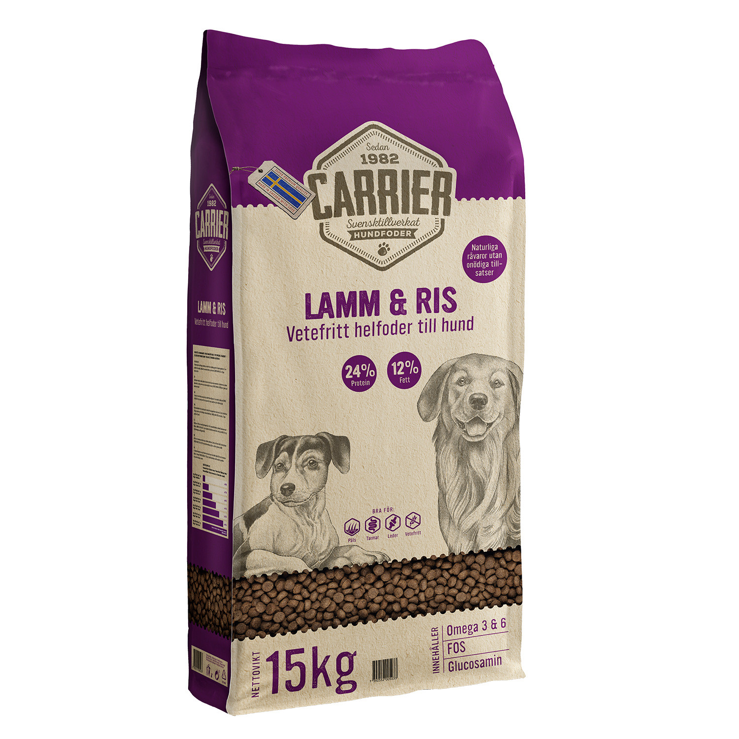 Carrier lamm ris 15kg