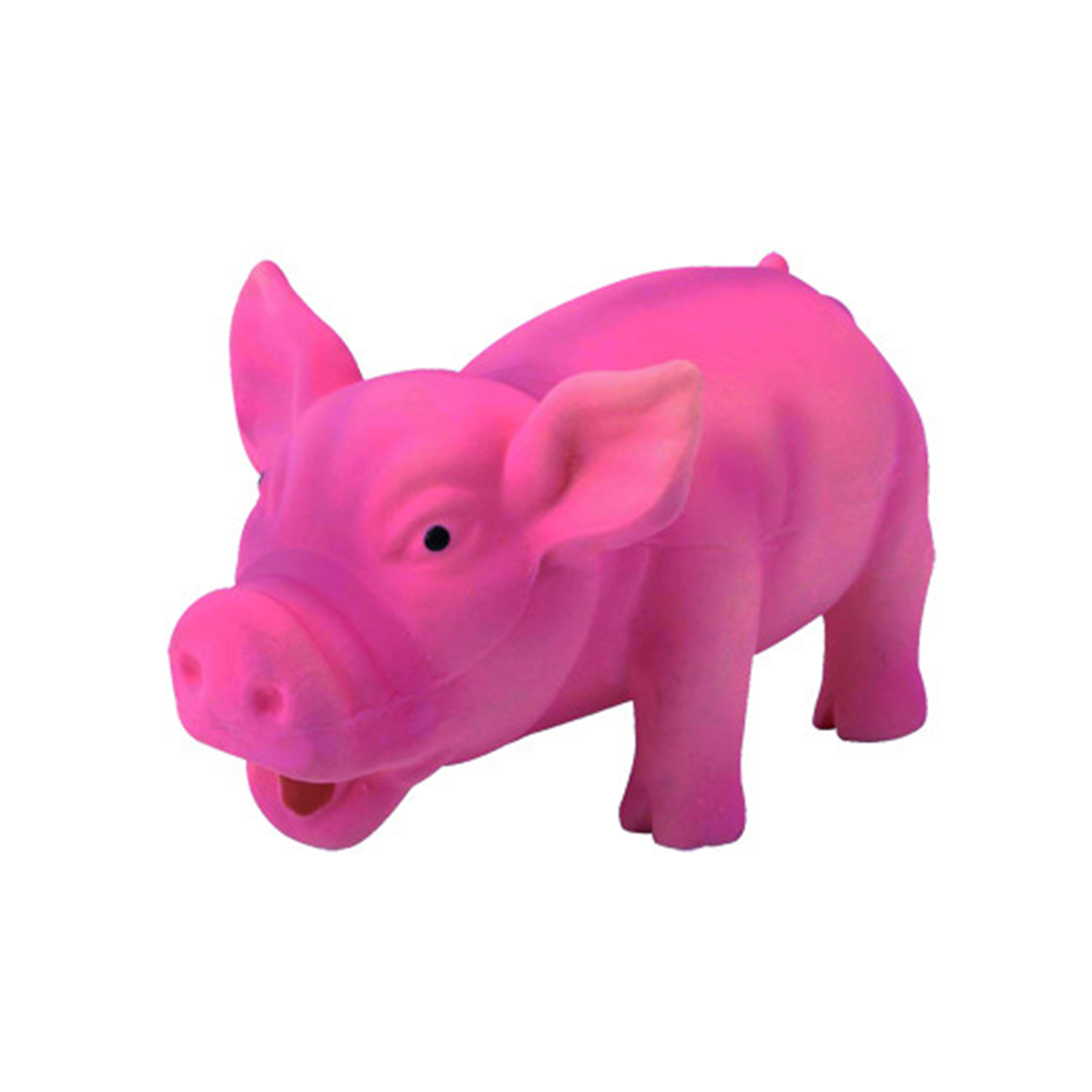 Hundleksak rosa gris