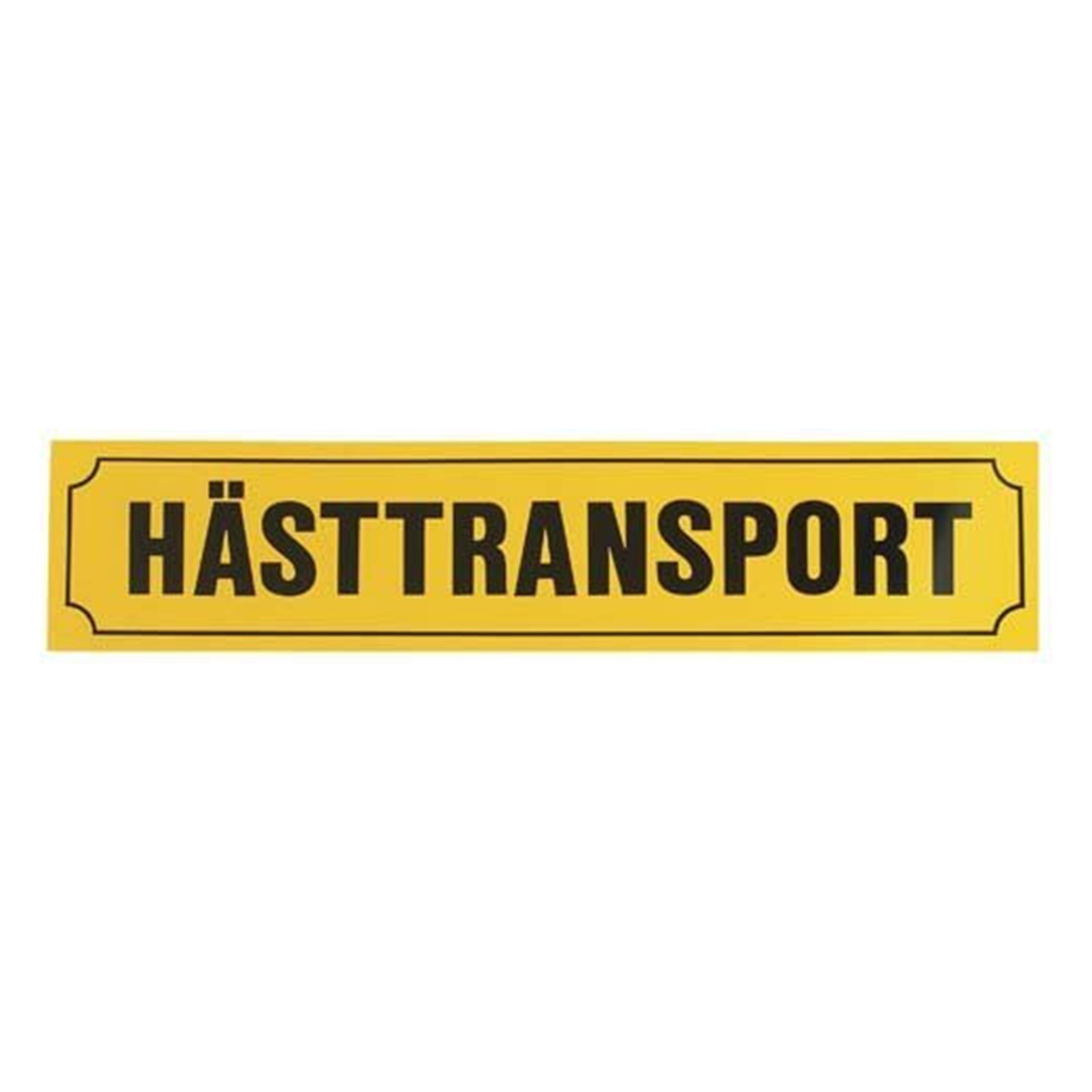 Dekal hästtransport 90 x 20 cm
